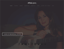 Tablet Screenshot of musicbyamandagrace.com